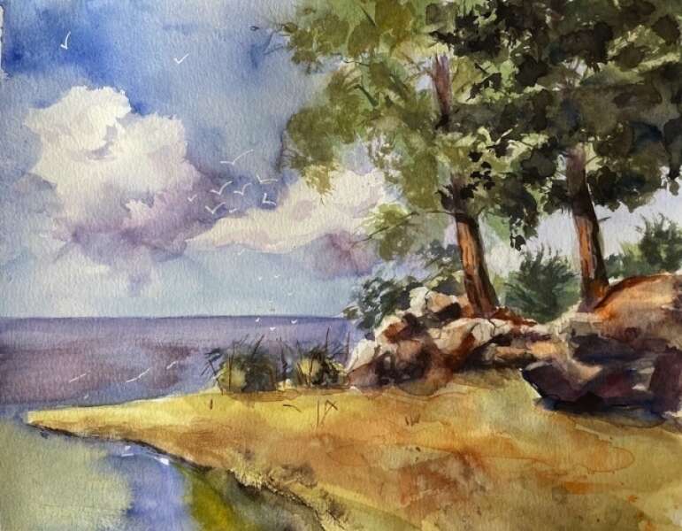 Landscape Watercolour Demonstration with Jan Opie