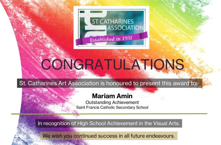 Mariam Amin - Outstanding Achievement