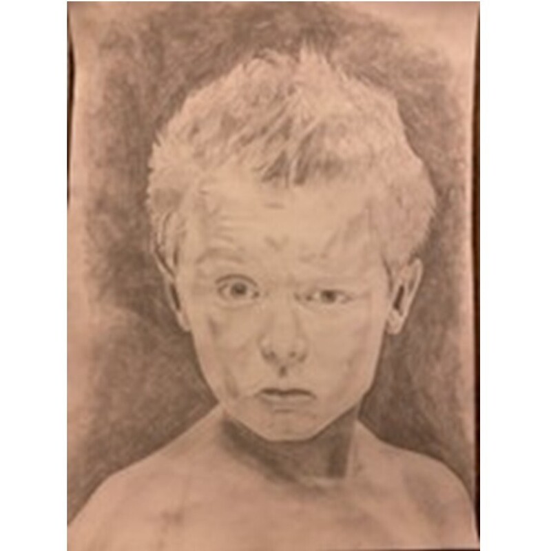 Paper Boy Portrait