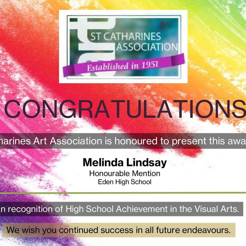 Melinda Lindsay - Honourable Mention
