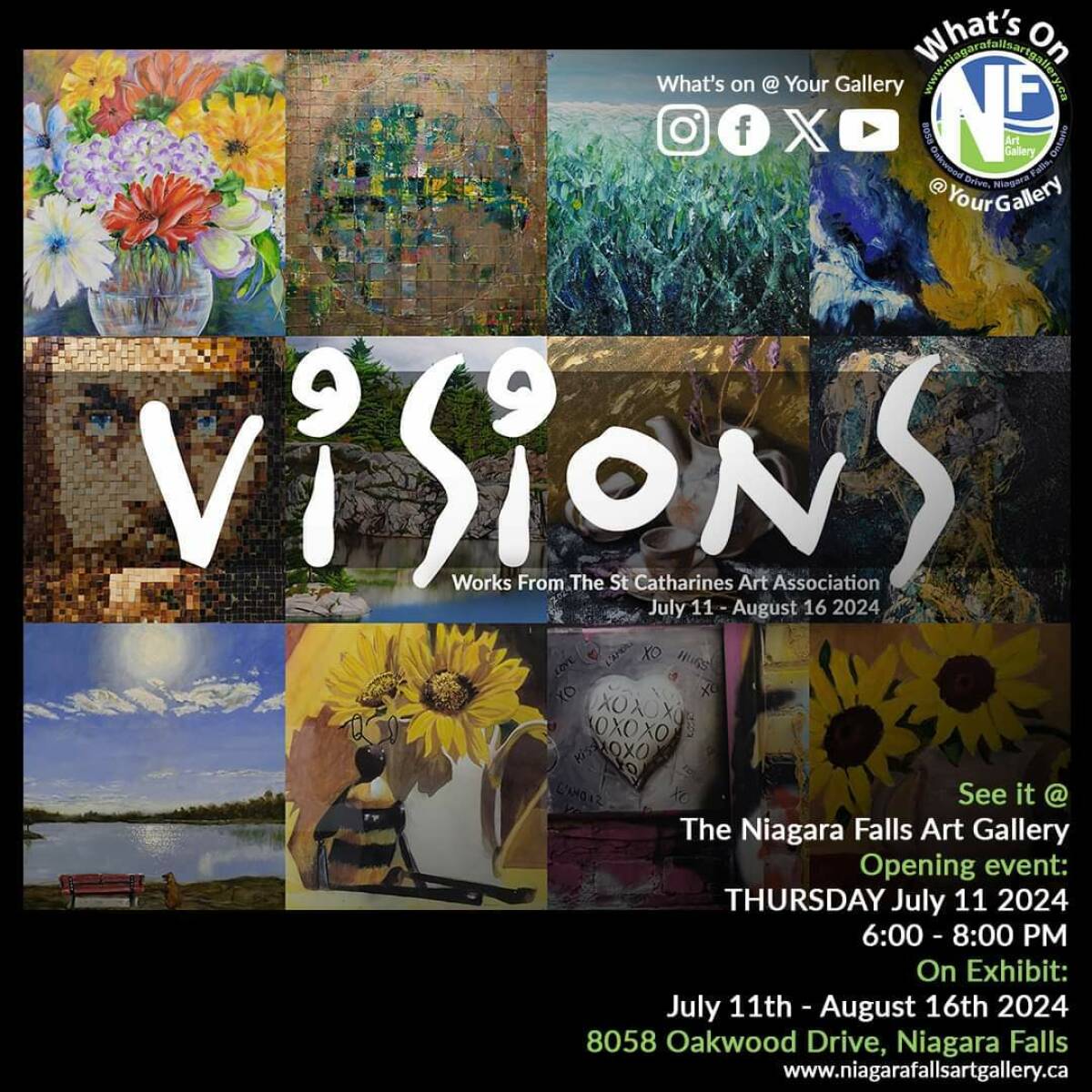 'VISIONS' SCAA Group Art Exhibit @ NFAG