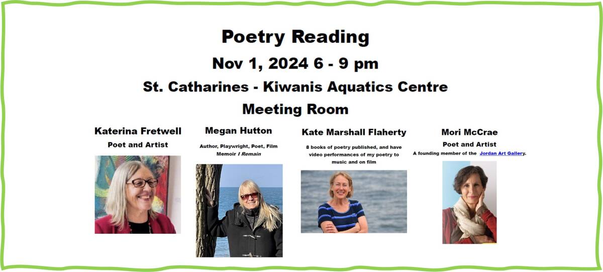 Poetry Reading at St. Catharines - Kiwanis Aquatic Centre