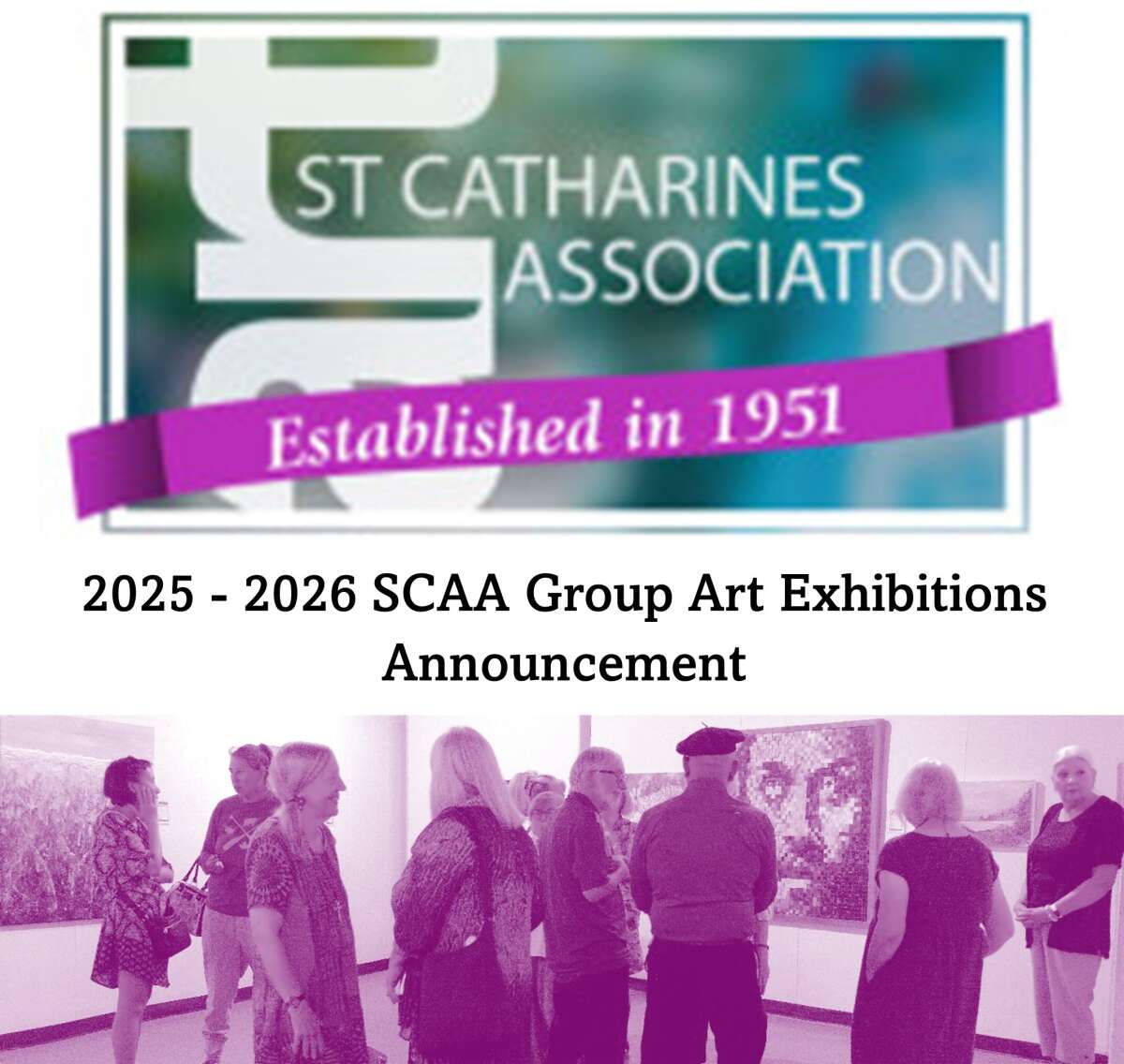 Upcoming 2025-2026 SCAA Group Art Exhibitions to Celebrate 75th Anniversary Year in 2026