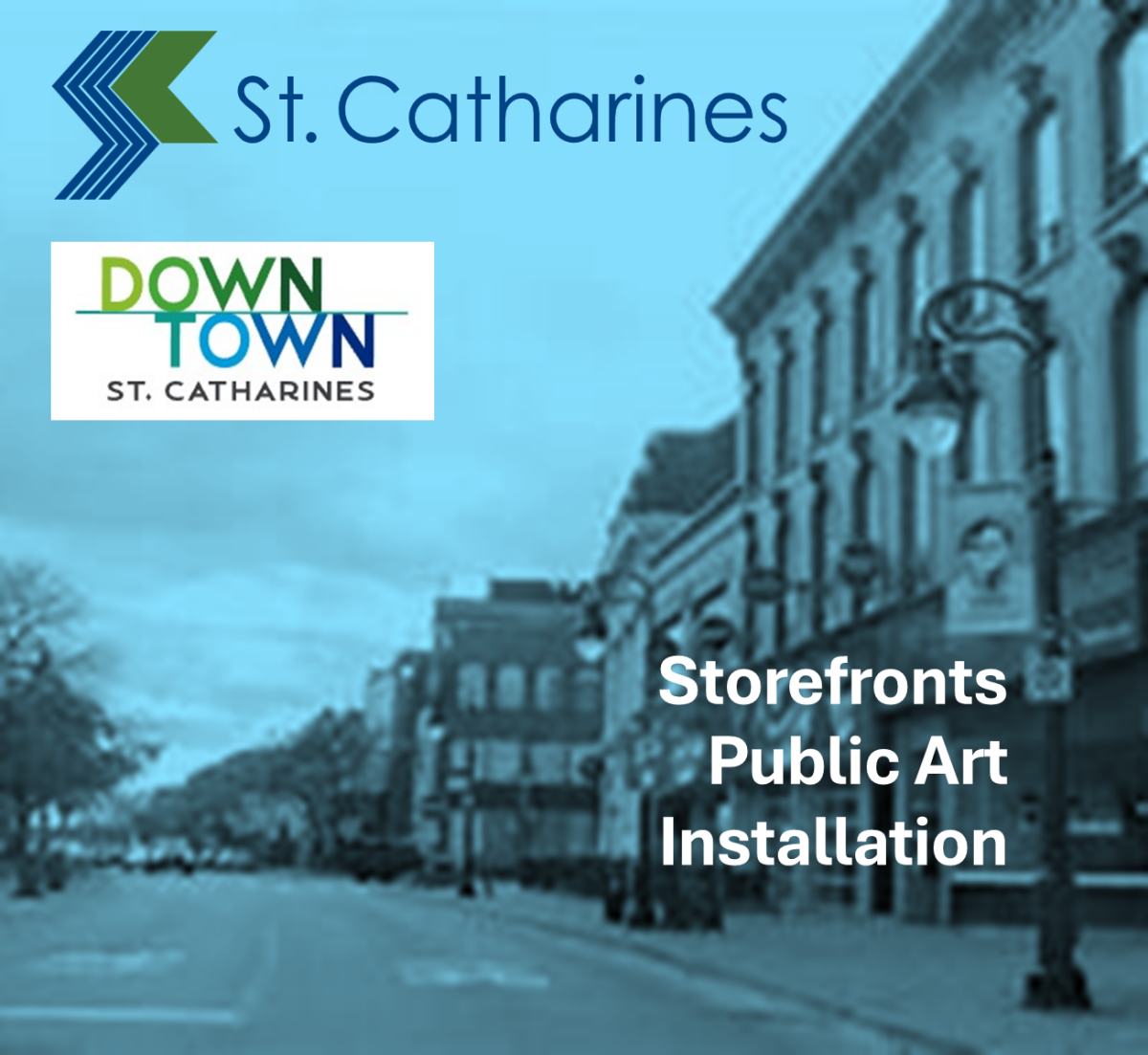 St. Catharines Downtown Storefronts Public Art Installation