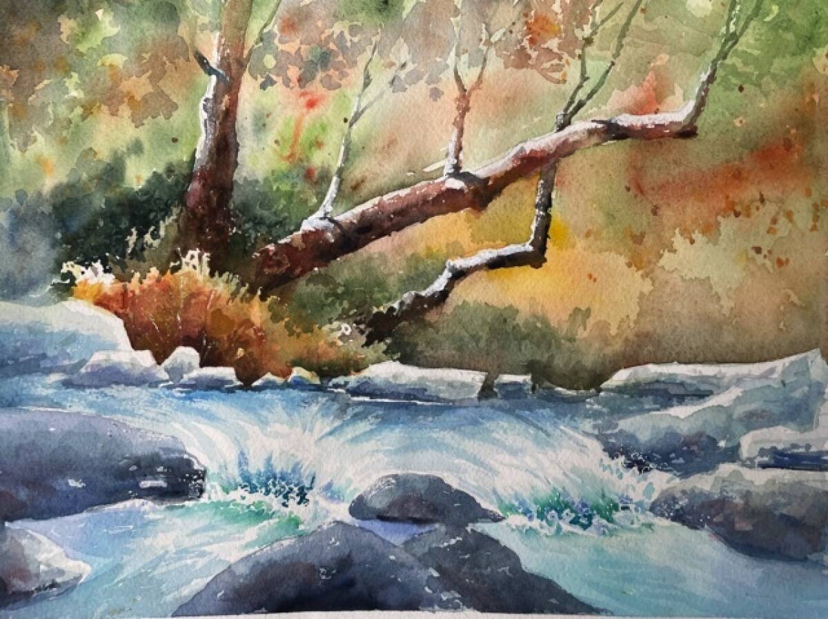 WATERCOLOUR WORKSHOP AT RIVERBRINK ART MUSEUM