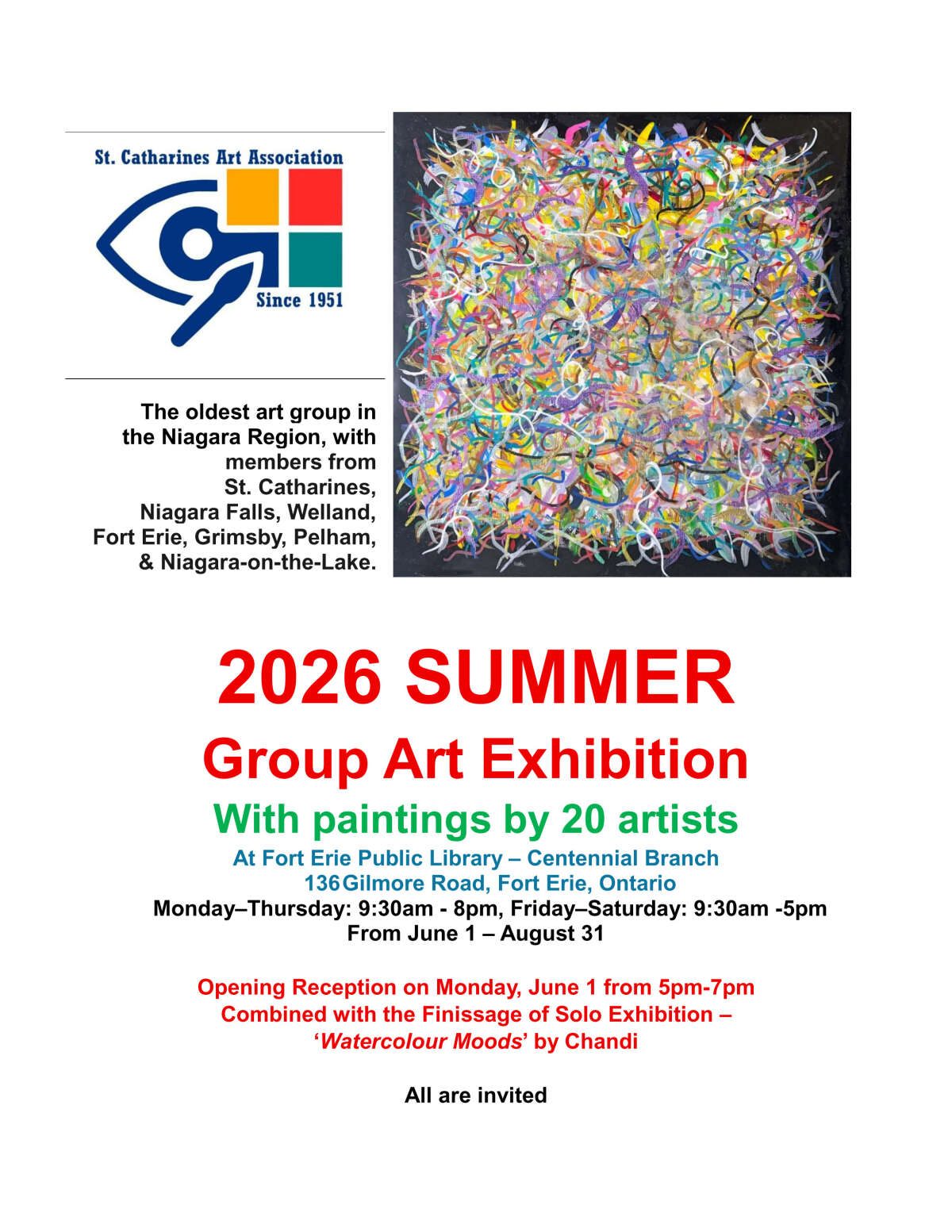 SCAA 2026 Summer Art Exhibition