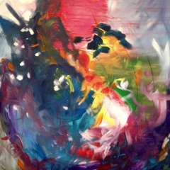 April 2018 - Painting Abstracts Demonstration by Lenore Walker