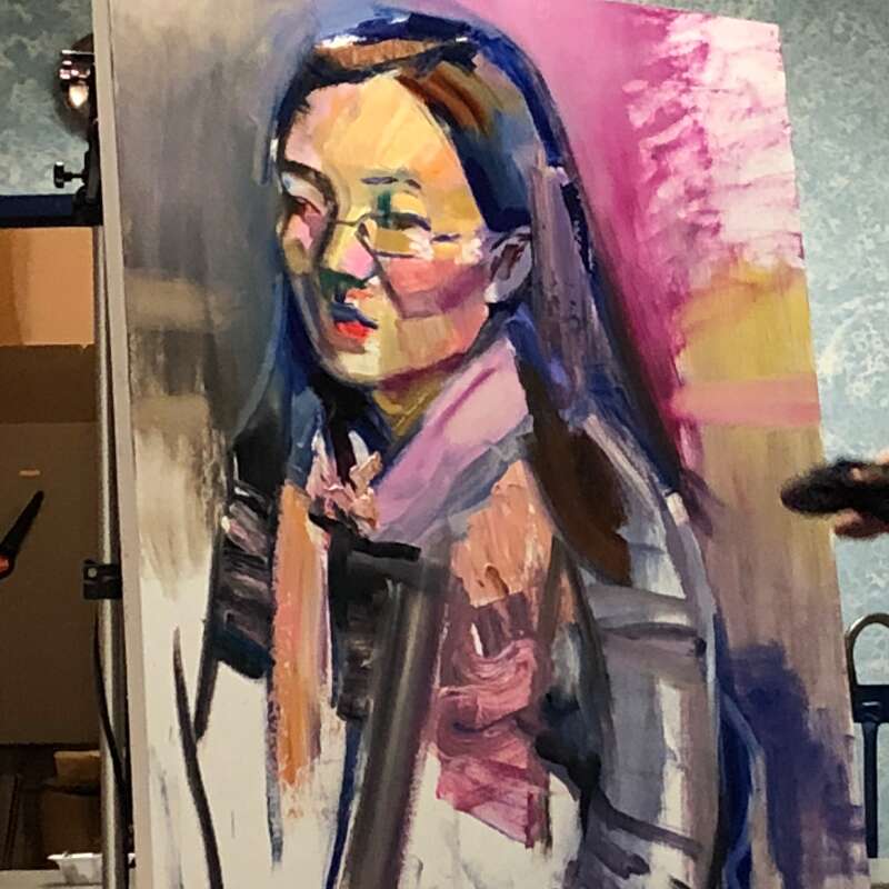 October 2018 - Painting Demonstration with Geoff Farnsworth