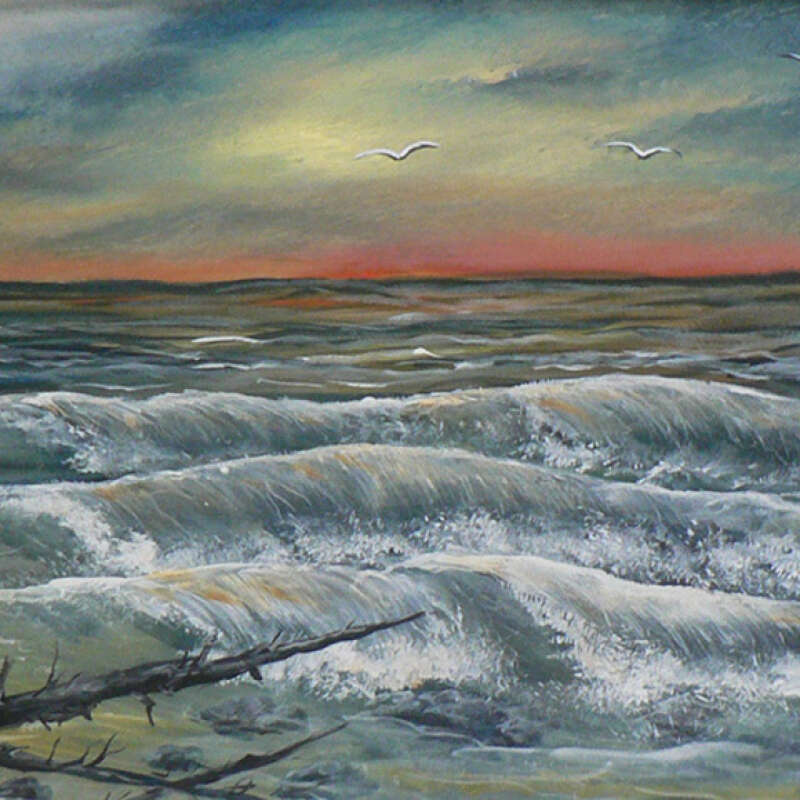 Sunset over Lake Erie