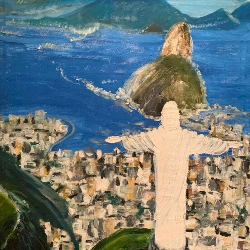Rio, Brazil – Acrylic, 42 X 23 inches