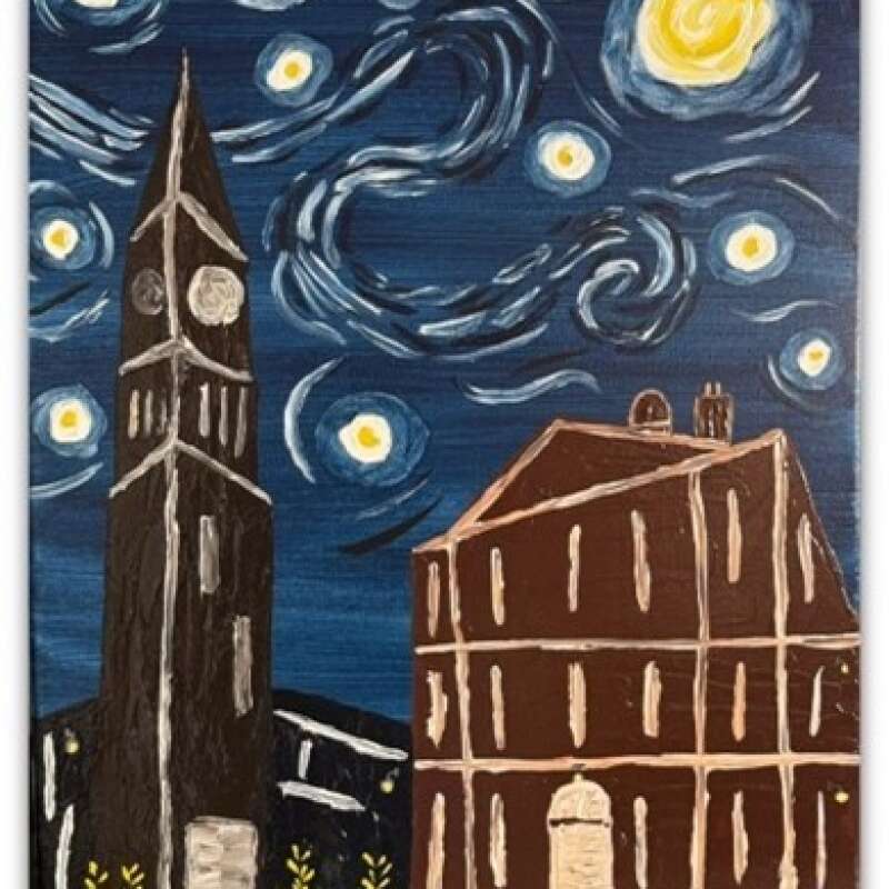 Starry Night at the Cenotaph Starry Night at the Cenotaph