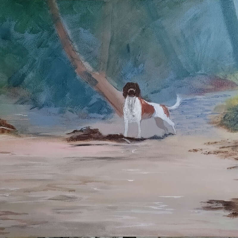 Pal on Muddy Path Pal on Muddy Path