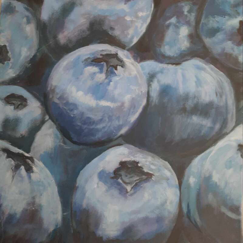 Blueberriy season- a close up
